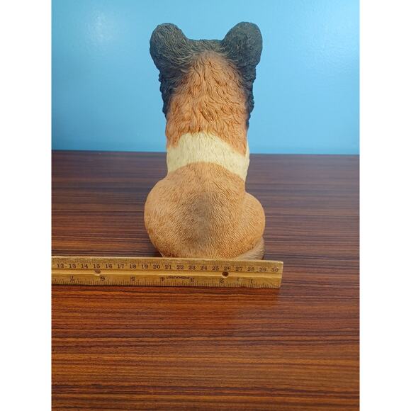 1998 Artline Realistic Garden Decor Resin Dog Figure Painted Nails Happy Fun - Picture 8 of 10